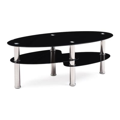 China Modern Modern Coffee Table For Living Room Furniture Stainless Steel Legs Tempered Glass Coffee Table Glass Top Tea Tables for sale