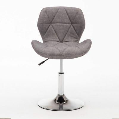 China Hot Selling Bar Furniture PU Leather Adjustable Metal Bar Stools Bar Chairs With Chrome Base for sale