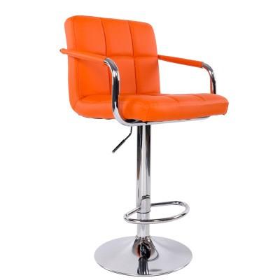 China High Quality Modern Home Chair Swivel Furniture Leather Bar Stool Leather Bar Chair With Armrest for sale