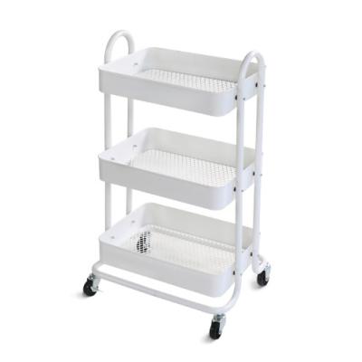 China Wholesale modern cheap fine workmanship metal rolling living room kitchen trolley for sale