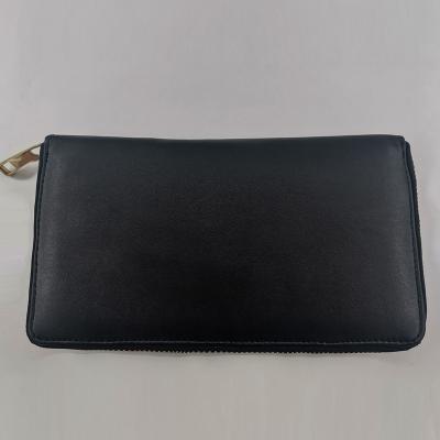 China 2021 new fashion waterproof large-capacity wallet, zipper phone bag, PU trend bag for sale