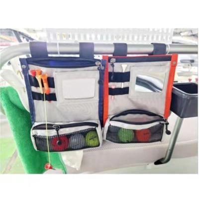 China Multifunctional Outdoor Organizer Bag Golf Accessories Golf Ball Cart Hanger Storage Pocket Golf Ball Organizer for sale