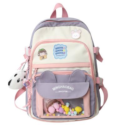 China GPS New Fashion Large Capacity Casual Japanese School Bags Fashion Kawaii Backpack And Handbag For Women for sale