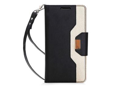 China iPhone 8 7 Plus Leather Phone Cover , Stylish Ultra Slim Stand Wallet Case for sale