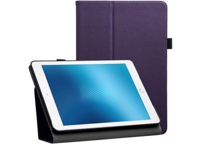 China Personalised Purple Leather Tablet Case , 9.7 Inch Ipad Protective Leather Case for sale