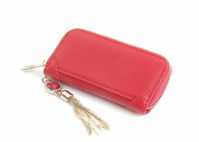 China Colorful Real Leather Key Holder Case For Women , Genuine Leather Key Wallet for sale