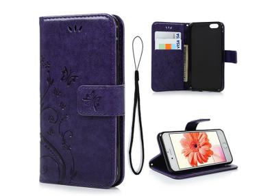 China Lightweight ​IPhone 6 Wallet Leather Case / Slim Cellular Phone Leather Cases for sale