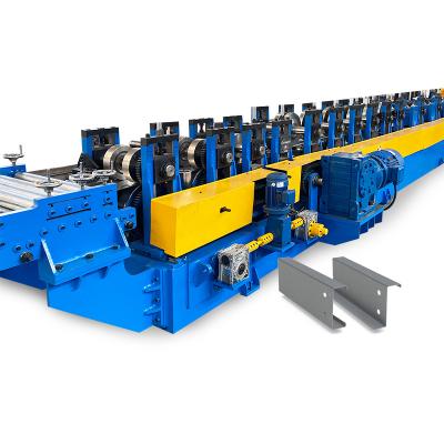 China Hotels Galvanized Steel Profile C Channel Cold Roll Forming Machine Former C Z Bending Machine Purlin Roll for sale