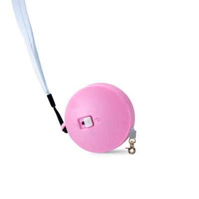 China Plastic Lights and Small Retractable Nylon Mini Dog Cat Outdoor Walking Pet Leash for sale