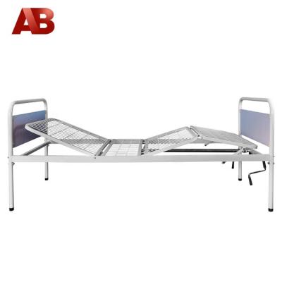 China Hospital Bed CE ISO Factory Two Crank Folding Hospital Bed for sale