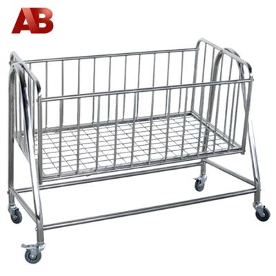 China Durable Stainless Steel Hospital or Home Care Crib for sale