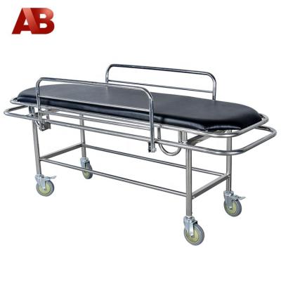 China Traditional Factory Stainless Steel Cheap Patient Transfer Trolley for sale