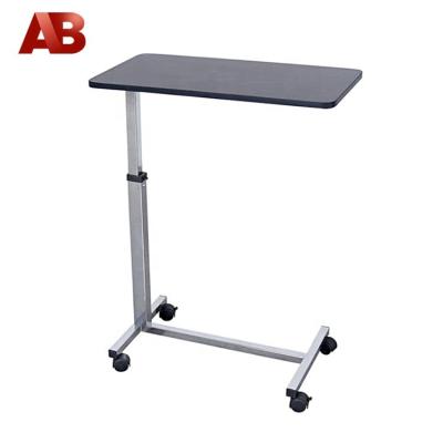 China Adjustable DINING TABLE Hospital Dining Table Overbed Table for sale