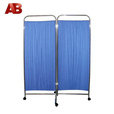 China Wholesale 2-Panel Hospital Folding Modern Mobile Screen for sale