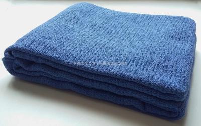 China 100% cotton professional high quality hospital 100% thermal blankets for hospital supply for sale