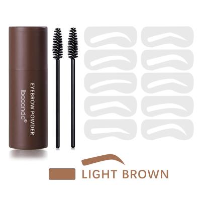 China Makeup tools eyebrow stencil eyebrow stamp vegan sweatproof professional makeup eyebrow powder private label for sale