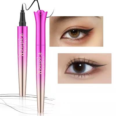 China Private Label Liquid Eyeliner Professional Waterproof Long Lasting Eyeliner Pencil Slim Makeup Eye Refill For Soft Makeup for sale