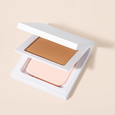 China Sunscreen Simple Color Palette No Logo Pressed Face Powder Private Label Shimmer Highlighter Bar Contour Powder Palette for sale