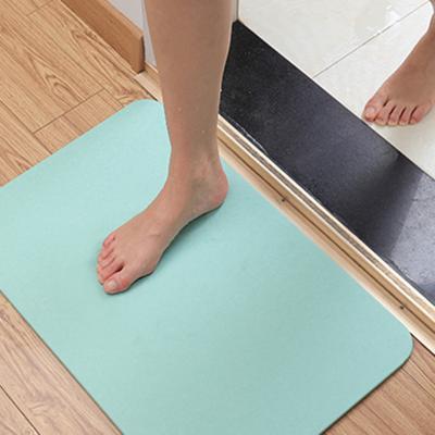 China Quick-Drying Sustainable Customized Customized Diatom Mud Foot Pad Foot Pad Absorbent Bathroom Mats for sale