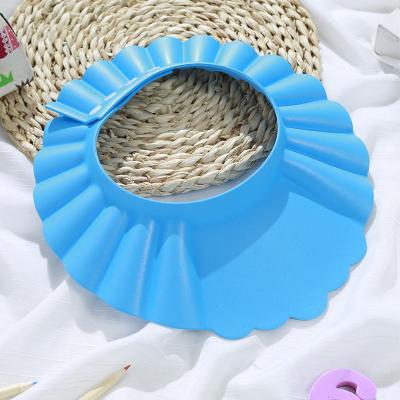 China Daily Detergent Hot Selling Adjustable Soft Baby Bathing Kids Shampoo Shower Shampoo Shower Cap With Hearing Protection for sale