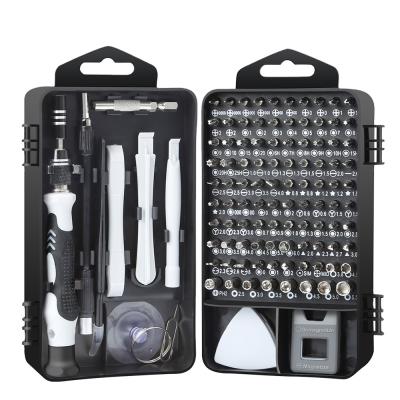 China Hot Sale DIY Reparing Tool 117 in 1 Tool Kit Screwdriver Set Household DIY Repair for Phone Laptop Electronics Magnetic Repair Tool Se for sale