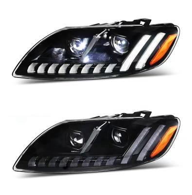 China Car Light Upgrade to Q8 style full led headlamp headlight front lamp with dynamic for audi Q7 head lamp head light 2006-2015 for sale