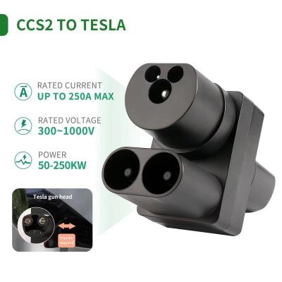 China Ccs2 EV Adaptor CCS2 combo plug Electric Vehicle Car Charger Connector Convertor CCS2 Charging Adapter 150A 500V for sale