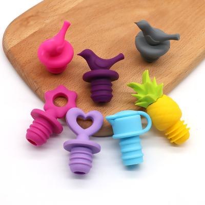 China Leakproofness Customized Silicone Bottle Stopper Shapes Various Wine Bottle Pump Wholesale for sale