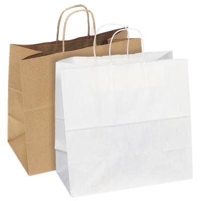 China Factory Wholesale Natural Custom Paper Shopping Bags Handmade Directly for sale