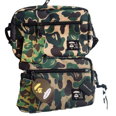 China Bape New Fashionable Canvas Men's Shoulder Bag Camouflage Casual Style Cross - Body Shoulder Bag for sale