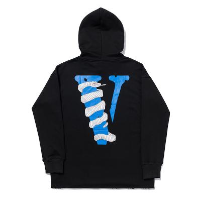 China 2021 Anti-Wrinkle Hot Selling Vlones Casual Hoodies Fashion Viper Wrap Big V Loose Hoodies for sale