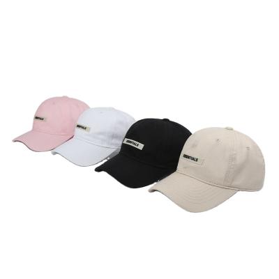 China New Designer Unisex Casual Hat BASICS Street Fashion Soft COMMON Style Hip Hop Sun Top Two Line Hat for sale