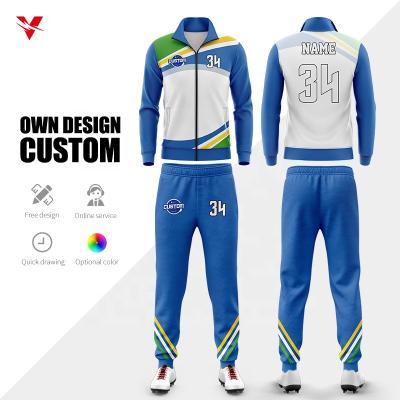 China Wholesale Custom Breathable Soccer Training Velor Two Piece Set Jogging Workout Clothes Zipper Tracksuit Football Tracksuit Men for sale