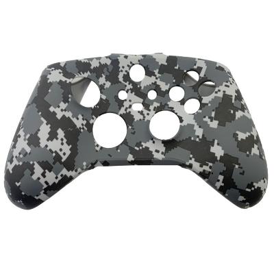 China Cuerpo de protección de piel de silicona de camuflaje impermeable suave para controlador Xbox Serie X S en venta