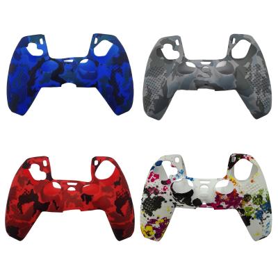 China Comfortable Hand Grip PS5 Dualsense Silicone Cover Water-Transfer Printing Hi-Tech for sale