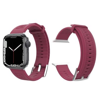 China Reloj Apple Fkm impermeable Sueda suave flexible resistente en venta