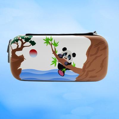 Cina Modello di cartone animato Panda carino per bambini Anti-graffi PU portabicchiere per Nintendo Switch Oled in vendita