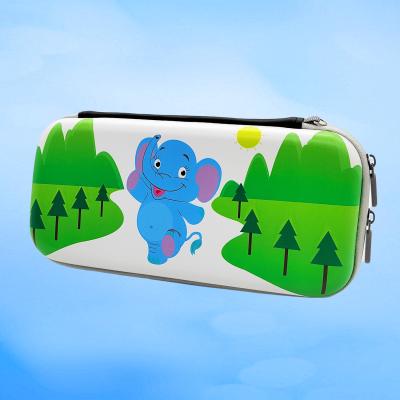 Cina Hard PU Leather Cute Cartoon Elephant Pattern Carry Case per Nintendo Switch Oled per ragazze in vendita