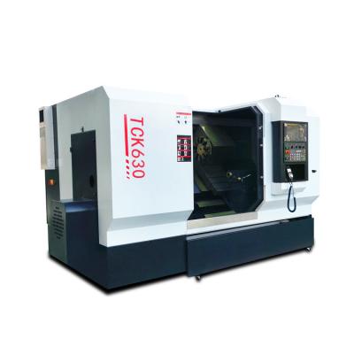 China 45 Degree CNC Metal Lathe Machine Tck630 Slant Bed Turning Center for sale