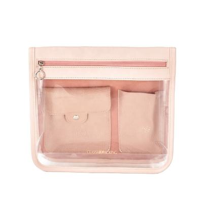 China BSCI Recyclable Custom Clear Transparent ISO Sedex FAMA TPU Bag Leather Travel Pouch OEM Waterproof Make Up Bag for sale