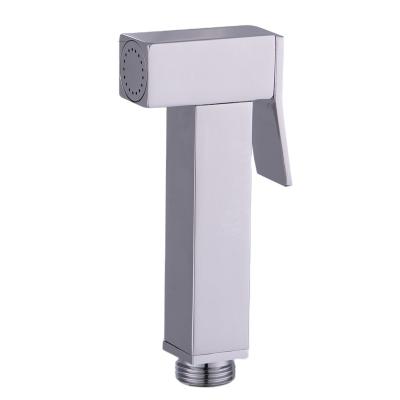 Китай Contemporary Small Square All Seal Copper Pressurized Single Spout Toilet Partner Spray Gun Small Chrome продается