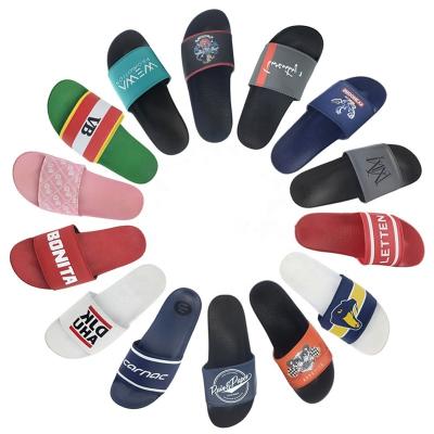 China New Fashion Trend Red Slide Sandals,Cheap Sale Whole PVC Slippers Design Logo,Ladies Shoes Flat Sandals For 2021 for sale