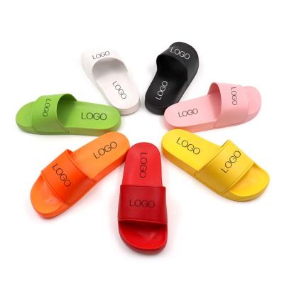 China Fashion Trend Simple Rubber Slides Ladies Rubber Slippers For Lady Wholesale Custom Made Women Design Slide Female Slippers for sale