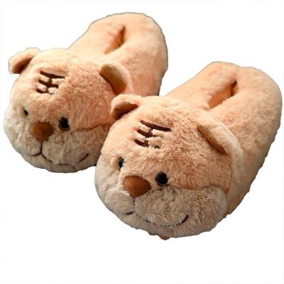 China Home Bedroom Cat Kitten Slippers Warm Winter Thick Bottom Cute Kids Lover Cotton Slippers Fashion Trend for sale