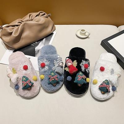 China New Design Trend Fashion Home Slipper Christmas Indoor Shoes Promotional Anti Slippery Slippers for sale