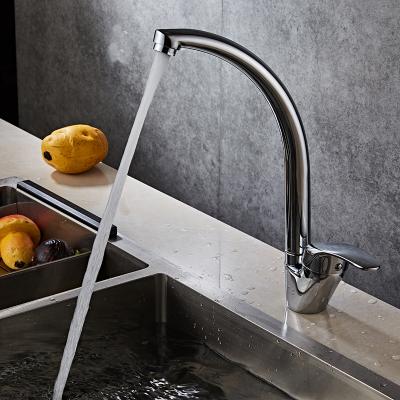 China Modern 360 Kitchen Sink Faucet 304 Stainless Steel Home Faucets Hot Cold for sale