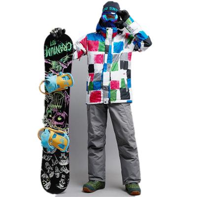 China Breathable Ski Suit Men Skiing Jacket Winter Snowboarding Pants Male Ski Sets Snowboard Waterproof Outdoor Sportswear for sale