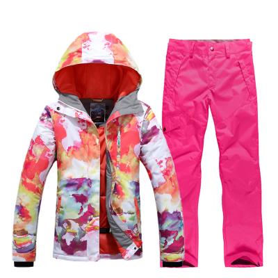 China Breathable Women Snowboarding Pants Ski Suits Winter Outdoor Sport Waterproof Ski Wear Snow Clothing for sale