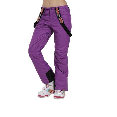 China Ski Pants Women Waterproof Breathable Snowboard Pants Breathable Skis Pants for sale