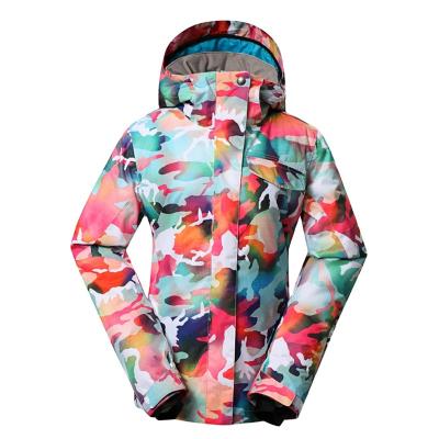 China Ski Suits Cheap Women's Breathable Snowboard Camouflage Sets Outdoor Pants Colorful Snow Jacket Warmth Ski Suits for sale